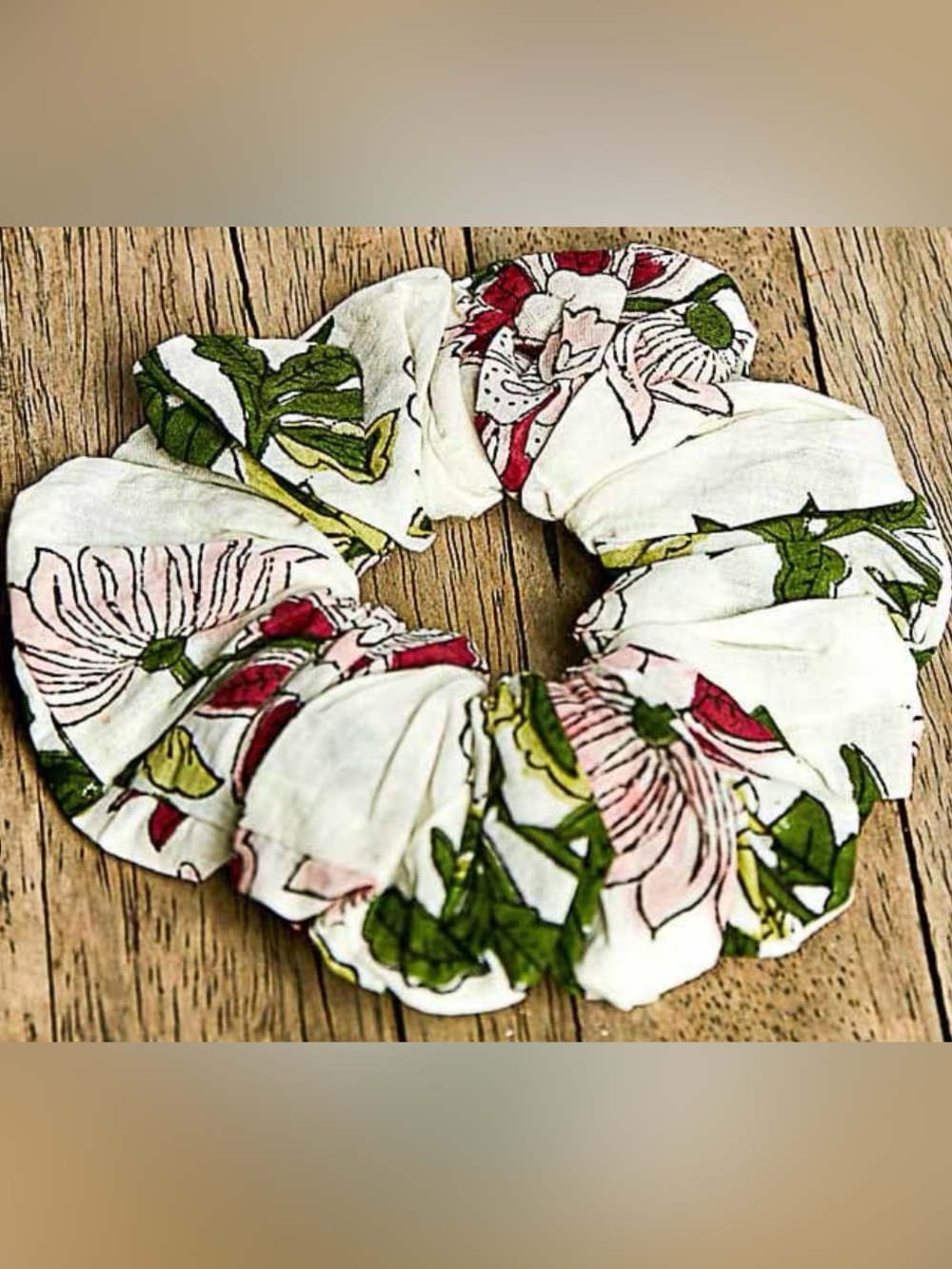 POL Bundle of 3- Floral Scrunchies